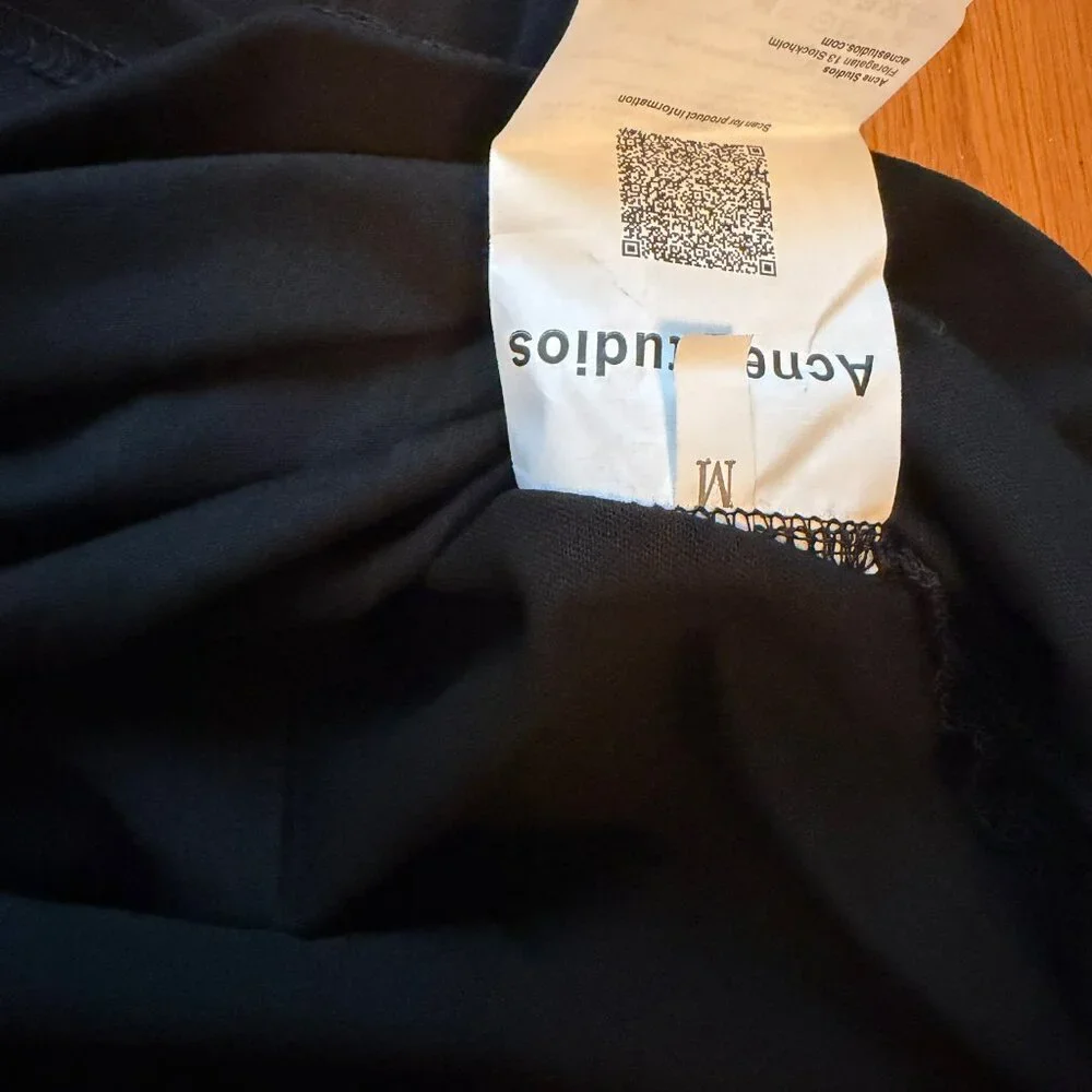 Acne Studios Stockholm 1996 Long Sleeve Tee Size M NWT - Picture 5 of 5